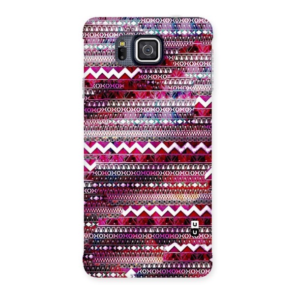 Pink Indie Pattern Back Case for Galaxy Alpha