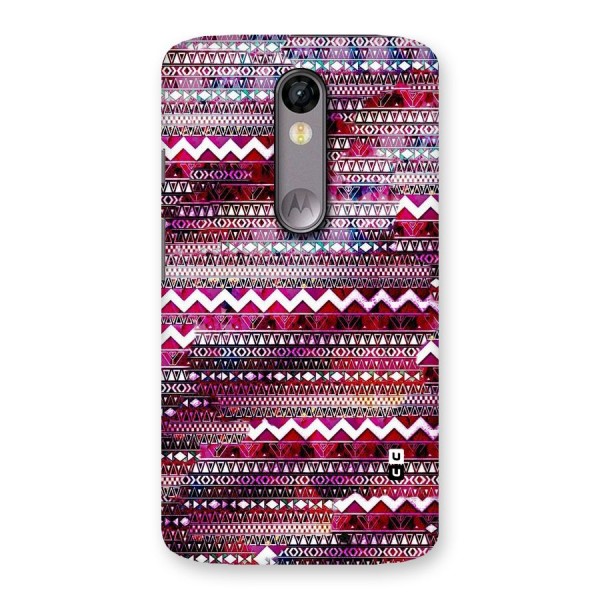 Pink Indie Pattern Back Case for Moto X Force