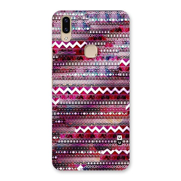 Pink Indie Pattern Back Case for Vivo V9