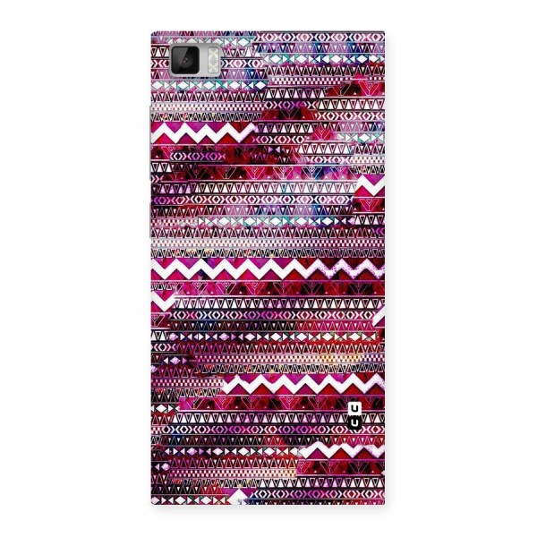 Pink Indie Pattern Back Case for Xiaomi Mi3