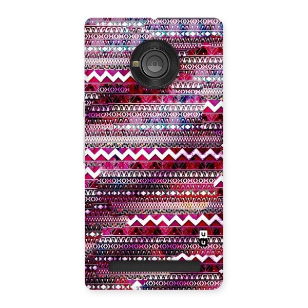 Pink Indie Pattern Back Case for Yu Yuphoria