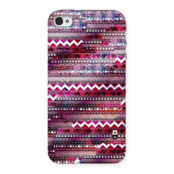 Pink Indie Pattern Back Case for iPhone 4 4s