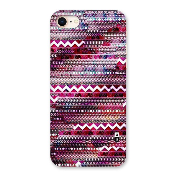 Pink Indie Pattern Back Case for iPhone 8