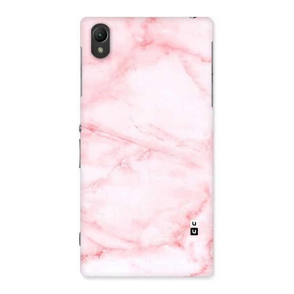 Pink Marble Print Back Case for Sony Xperia Z1