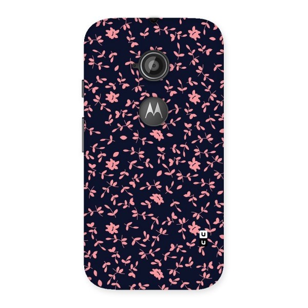 Pink Plant Design Back Case for Moto E 2nd Gen