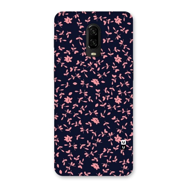 Pink Plant Design Back Case for OnePlus 6T