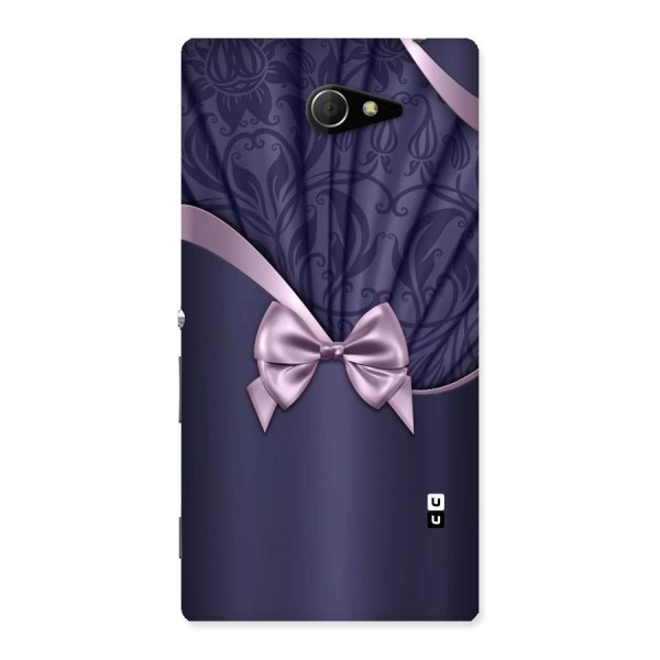 Pink Ribbon Back Case for Sony Xperia M2