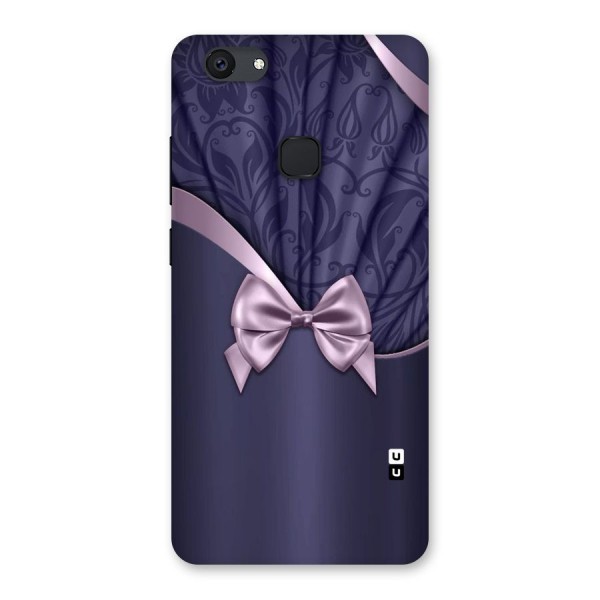 Pink Ribbon Back Case for Vivo V7 Plus