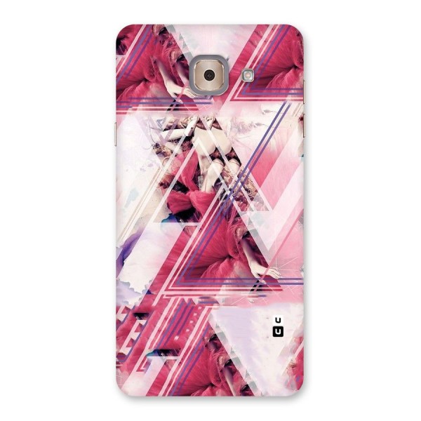 Pink Rose Abstract Back Case for Galaxy J7 Max