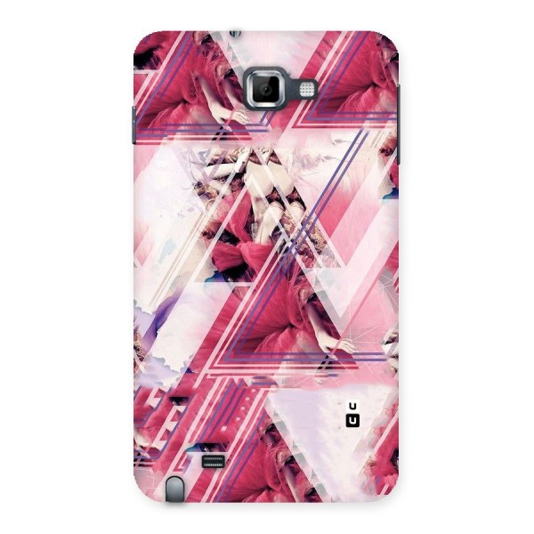 Pink Rose Abstract Back Case for Galaxy Note