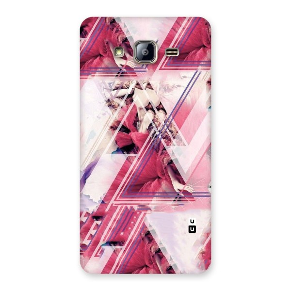 Pink Rose Abstract Back Case for Galaxy On5