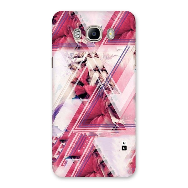 Pink Rose Abstract Back Case for Galaxy On8