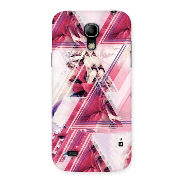 Pink Rose Abstract Back Case for Galaxy S4 Mini