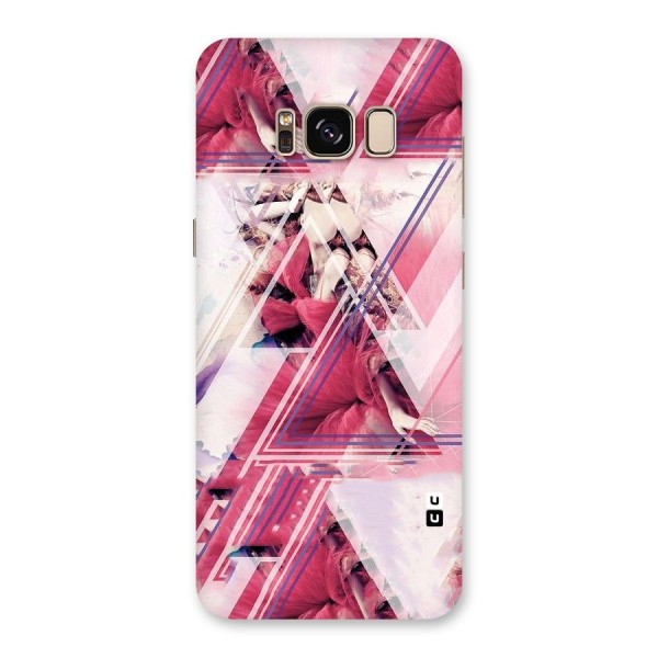 Pink Rose Abstract Back Case for Galaxy S8