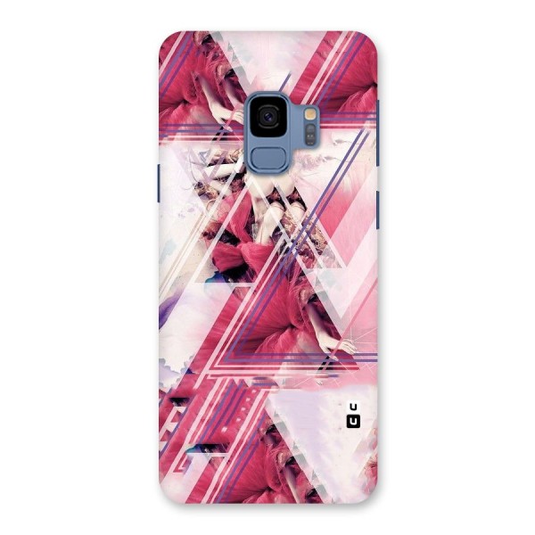 Pink Rose Abstract Back Case for Galaxy S9