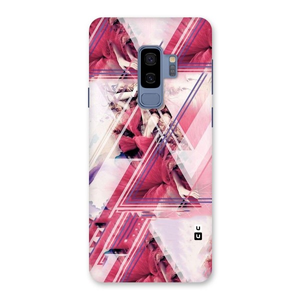 Pink Rose Abstract Back Case for Galaxy S9 Plus