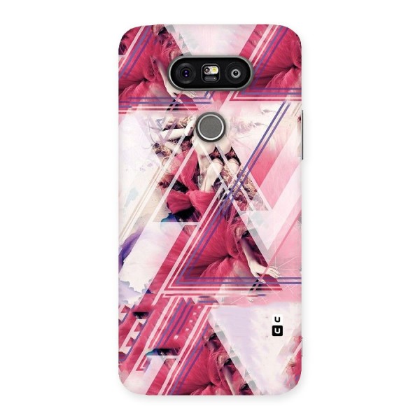 Pink Rose Abstract Back Case for LG G5