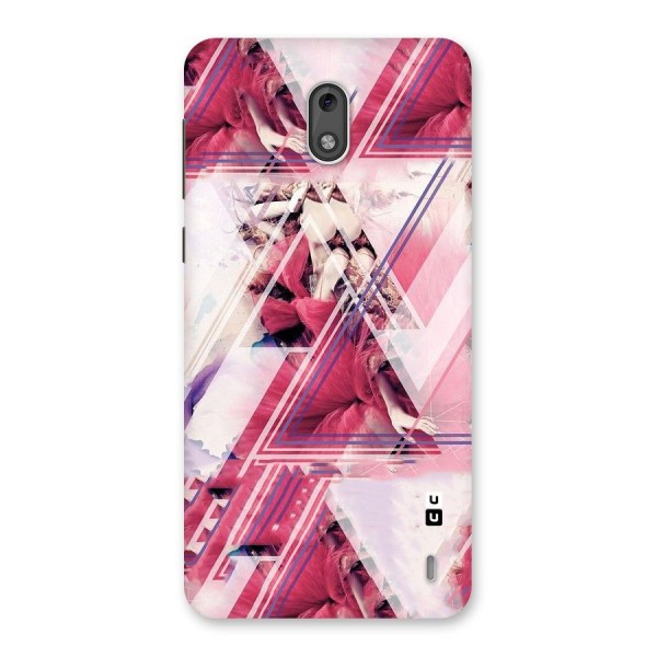 Pink Rose Abstract Back Case for Nokia 2