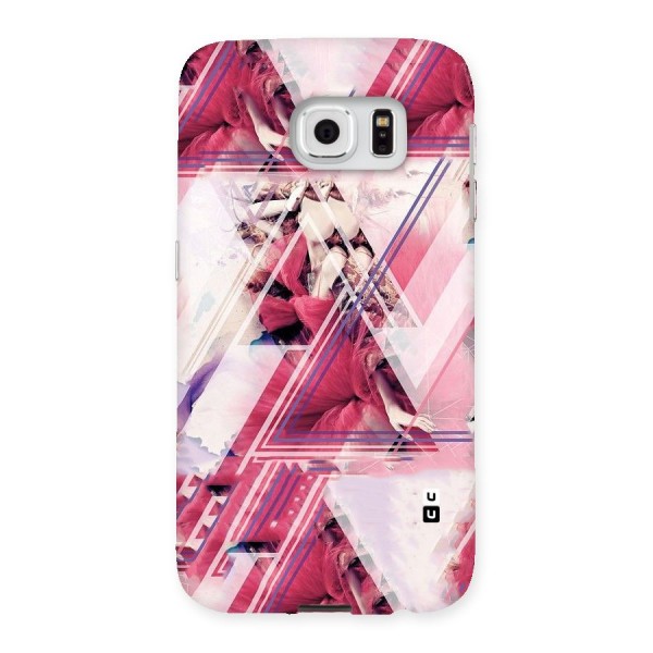 Pink Rose Abstract Back Case for Samsung Galaxy S6