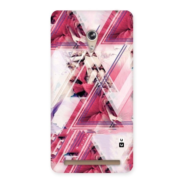 Pink Rose Abstract Back Case for Zenfone 6