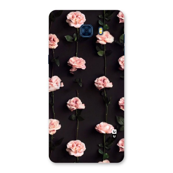 Pink Roses Back Case for Galaxy C7 Pro