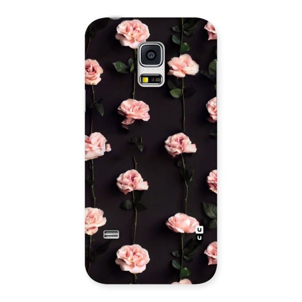 Pink Roses Back Case for Galaxy S5 Mini