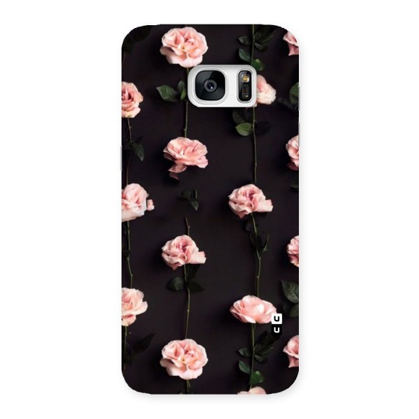 Pink Roses Back Case for Galaxy S7 Edge