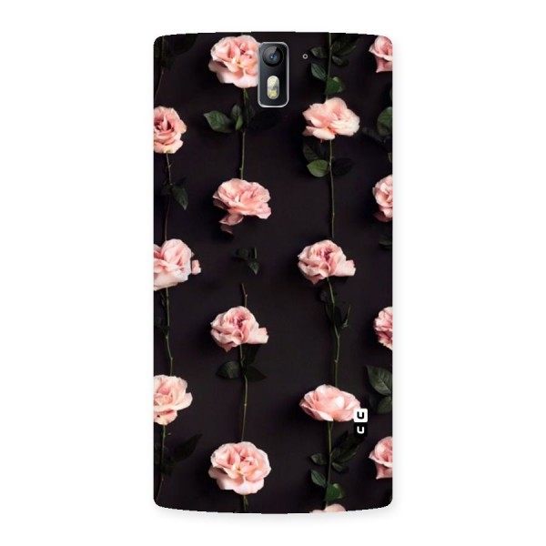 Pink Roses Back Case for One Plus One