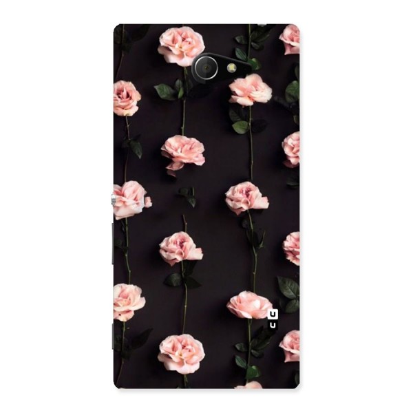 Pink Roses Back Case for Sony Xperia M2