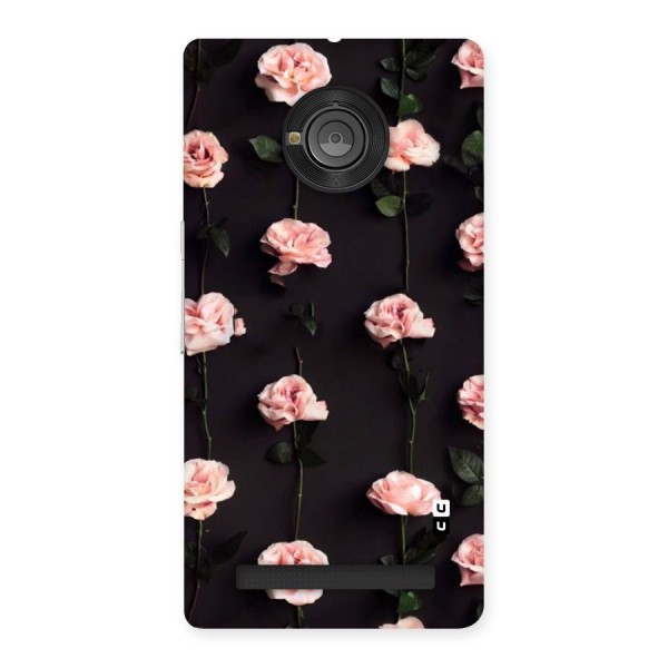 Pink Roses Back Case for Yu Yuphoria