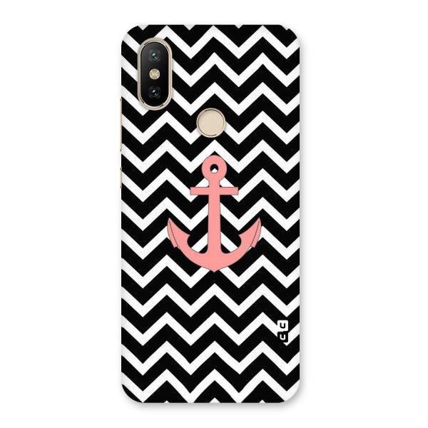 Pink Sailor Back Case for Mi A2