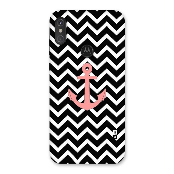 Pink Sailor Back Case for Motorola One Power