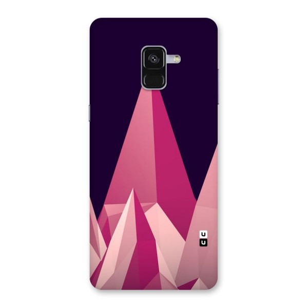 Pink Sharp Back Case for Galaxy A8 Plus