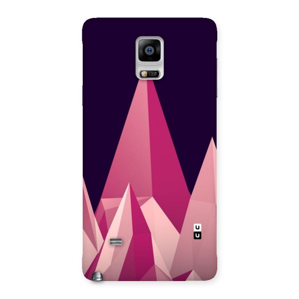 Pink Sharp Back Case for Galaxy Note 4