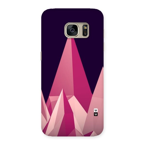 Pink Sharp Back Case for Galaxy S7