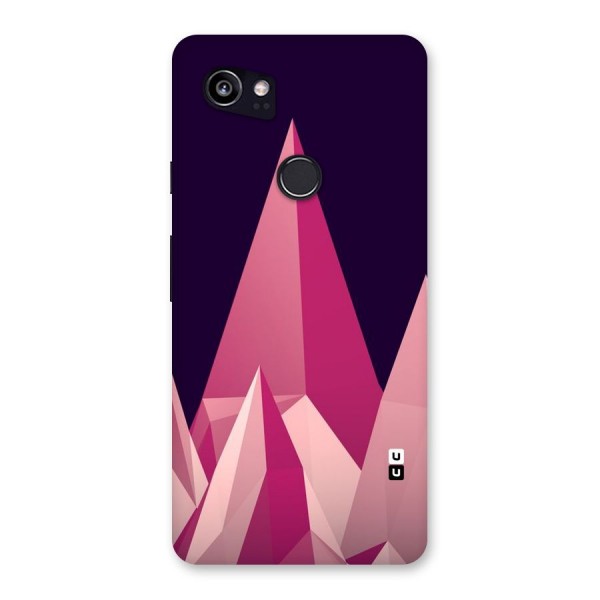 Pink Sharp Back Case for Google Pixel 2 XL