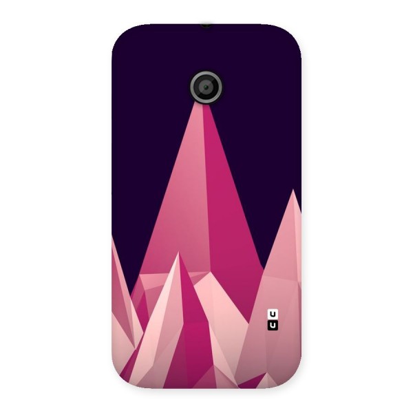 Pink Sharp Back Case for Moto E