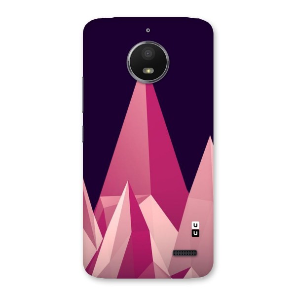 Pink Sharp Back Case for Moto E4