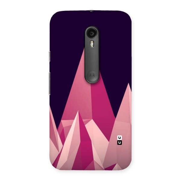 Pink Sharp Back Case for Moto G3