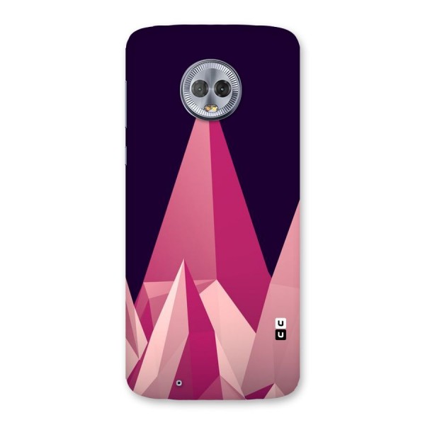 Pink Sharp Back Case for Moto G6