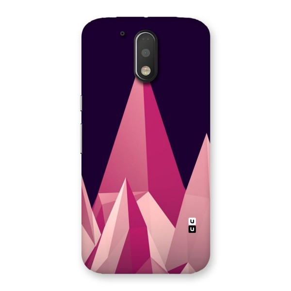 Pink Sharp Back Case for Motorola Moto G4