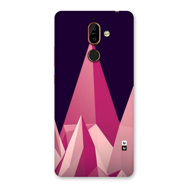 Pink Sharp Back Case for Nokia 7 Plus