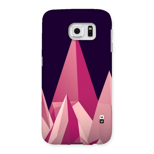 Pink Sharp Back Case for Samsung Galaxy S6