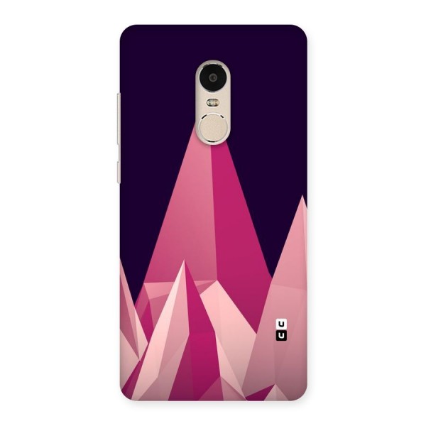 Pink Sharp Back Case for Xiaomi Redmi Note 4