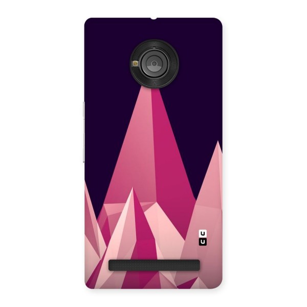 Pink Sharp Back Case for Yu Yuphoria