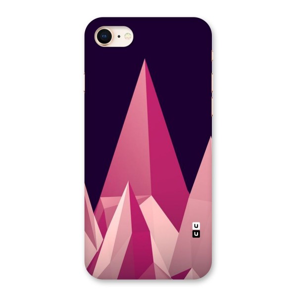 Pink Sharp Back Case for iPhone 8