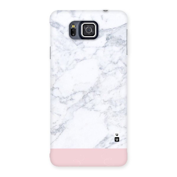 Pink White Merge Marble Back Case for Galaxy Alpha