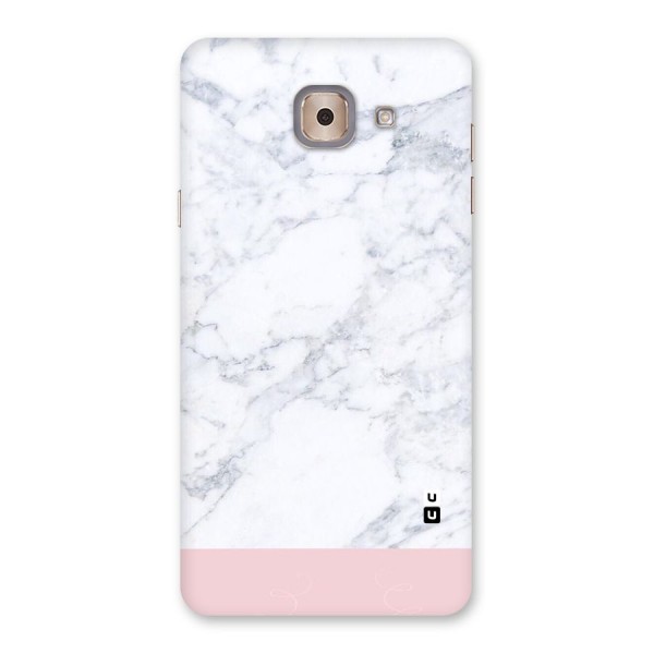 Pink White Merge Marble Back Case for Galaxy J7 Max