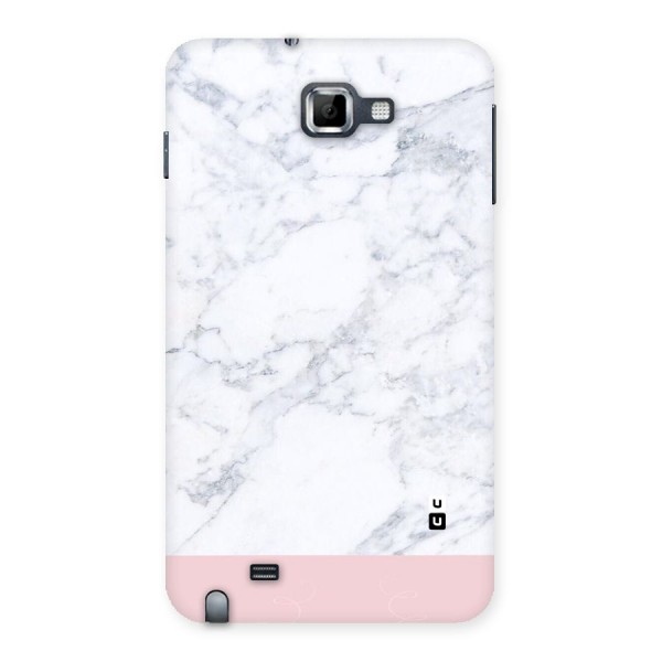 Pink White Merge Marble Back Case for Galaxy Note