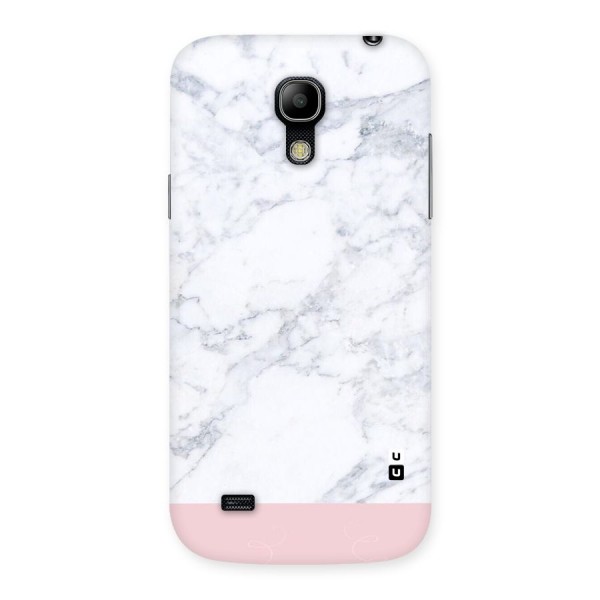 Pink White Merge Marble Back Case for Galaxy S4 Mini